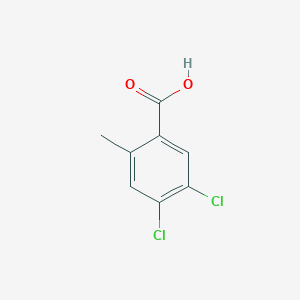 Chemical structure of 4,5-Dichloro-2-methylbenzoic acid