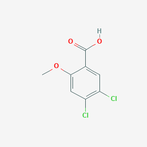 Chemical structure of 4,5-Dichloro-2-methoxybenzoic acid