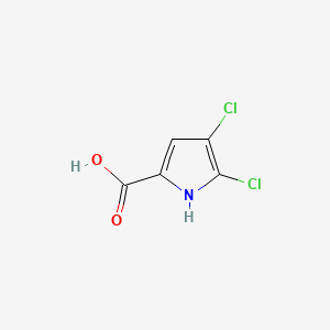 Chemical structure of 4,5-Dichloro-1H-pyrrole-2-carboxylic acid