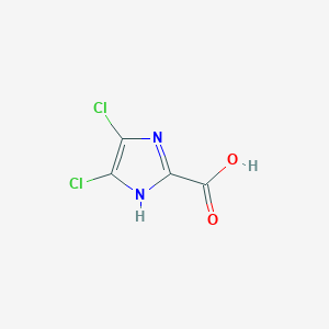 Chemical structure of 4,5-Dichloro-1h-imidazole-2-carboxylic acid