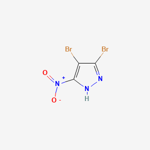 Chemical structure of 4,5-dibroMo-3-nitro-1H-pyrazole