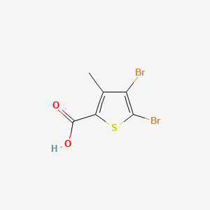 Chemical structure of 4,5-Dibromo-3-methylthiophene-2-carboxylic acid