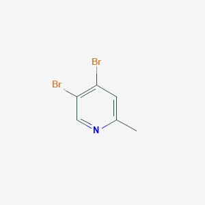 Chemical structure of 4,5-Dibromo-2-methylpyridine