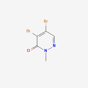 Chemical structure of 4,5-Dibromo-2-methylpyridazin-3(2H)-one