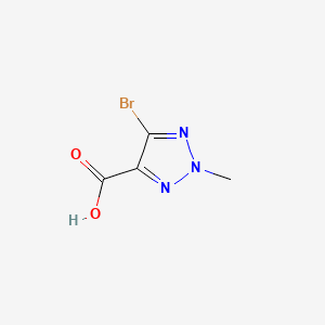 Chemical structure of 4,5-Dibromo-2H-1,2,3-triazole