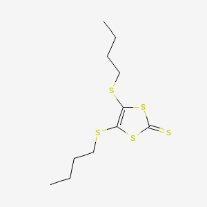 Chemical structure of 4,5-bis(butylthio)-1,3-dithiole-2-thione