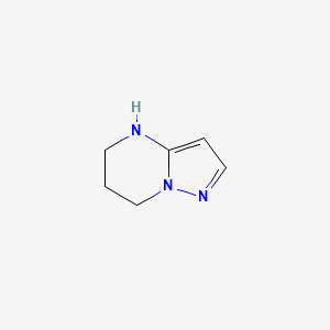 Chemical structure of 4H,5H,6H,7H-pyrazolo(1,5-a)pyrimidine