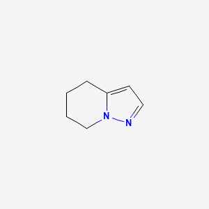 Chemical structure of 4H,5H,6H,7H-pyrazolo(1,5-a)pyridine