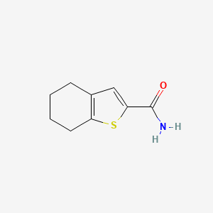 Chemical structure of 4,5,6,7-Tetrahydrobenzo[b]thiophene-2-carboxamide