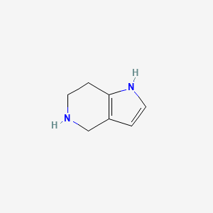 Chemical structure of 4,5,6,7-Tetrahydro-5-azaindole
