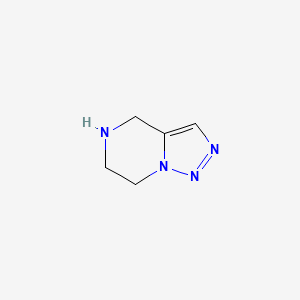 Chemical structure of 4,5,6,7-Tetrahydrotriazolo[1,5-a]pyrazine