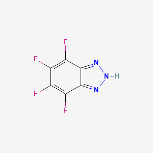 Chemical structure of 4,5,6,7-tetrafluoro-2H-benzotriazole