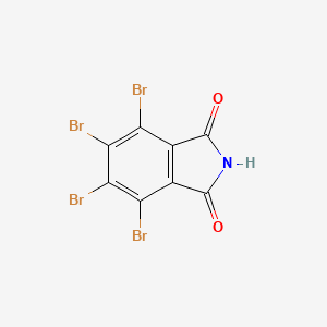 Chemical structure of 3,4,5,6-Tetrabromophthalimide