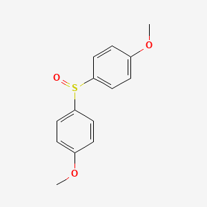 Chemical structure of Bis(4-methoxyphenyl) sulfoxide