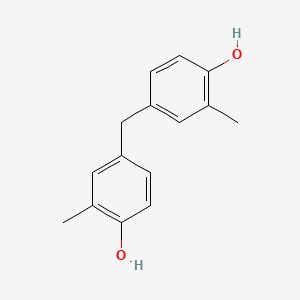 Chemical structure of 4,4'-Methylenebis(2-methylphenol)