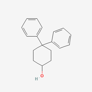 Chemical structure of 4,4-Diphenylcyclohexanol
