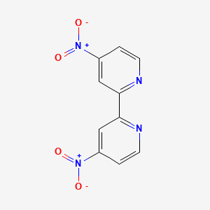 Chemical structure of 4,4'-Dinitro-2,2'-bipyridine