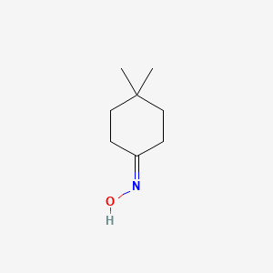 Chemical structure of 4,4-dimethylcyclohexanone oxime