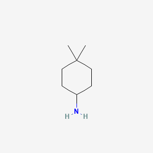 Chemical structure of 4,4-Dimethylcyclohexanamine