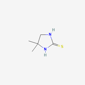 Chemical structure of 4,4-Dimethyl-2-imidazolidinethione