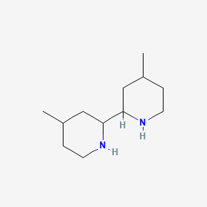 Chemical structure of 4,4'-Dimethyl-2,2'-bipiperidine