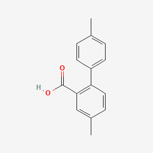 Chemical structure of 4,4'-Dimethyl-[1,1'-biphenyl]-2-carboxylic acid