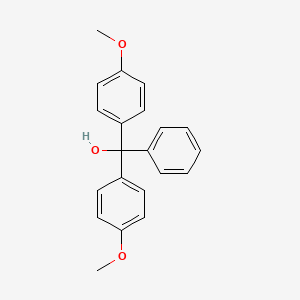 Chemical structure of 4,4'-dimethoxytrityl alcohol