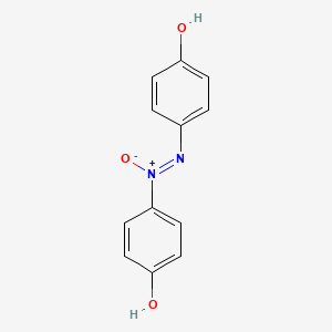 Chemical structure of 4,4'-Dihydroxyazoxybenzene