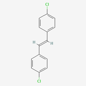 Chemical structure of 4,4'-Dichloro-trans-stilbene