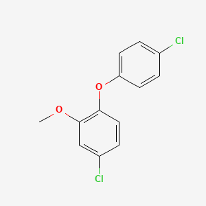 Chemical structure of Methyl diclosan