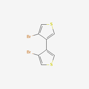 Chemical structure of 4,4'-Dibromo-3,3'-bithiophene