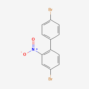 Chemical structure of 4,4'-Dibromo-2-nitrobiphenyl