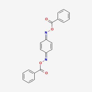 Chemical structure of 4,4-Dibenzoylquinone Dioxime