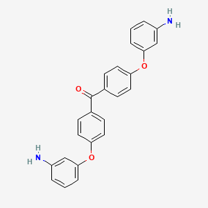Chemical structure of 4,4'-Bis(3-Aminophenoxy)Benzophenone