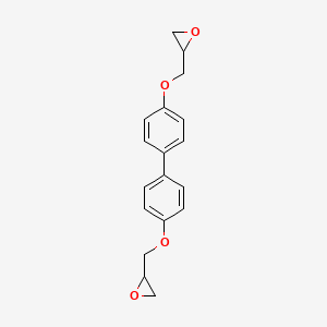 Chemical structure of 4,4'-bis(2,3-epoxypropoxy)biphenyl