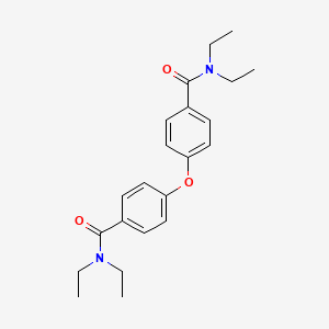 Chemical structure of 4,4’-Oxybis(N,N-diethylbenzamide)