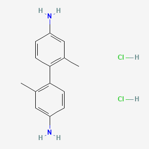 Chemical structure of 3,3'-Dimethylbenzidine dihydrochloride