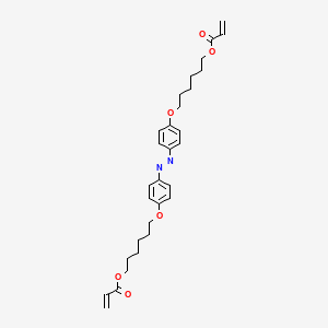 Chemical structure of 4,4’-Bis[6-(acryloyloxy)hexyloxy]azobenzene