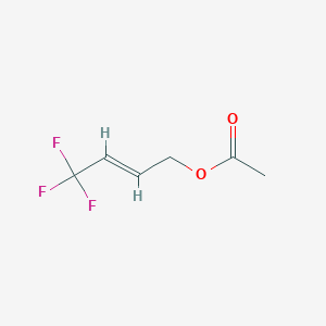 Chemical structure of 4,4,4-Trifluorobutenol Acetate