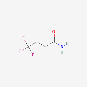 Chemical structure of 4,4,4-Trifluorobutanamide