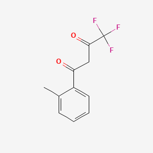 Chemical structure of 4,4,4-Trifluoro-1-(o-tolyl)butane-1,3-dione