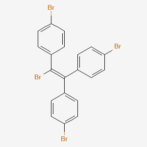 Chemical structure of 4,4',4''-(2-Bromoethene-1,1,2-triyl)tris(bromobenzene)