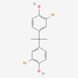 Chemical structure of 3,3'-Dibromobisphenol A