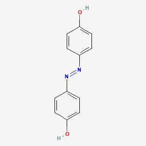 Chemical structure of 4,4'-Dihydroxyazobenzene