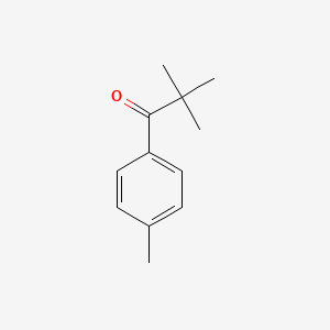 Chemical structure of 4',2,2-Trimethylpropiophenone