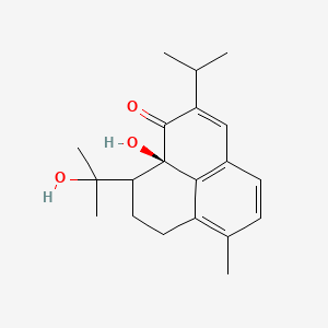 Chemical structure of 4,18-Dihydro-4-hydroxysaprirearine