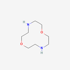 Chemical structure of 4,10-Diaza-12-crown 4-Ether