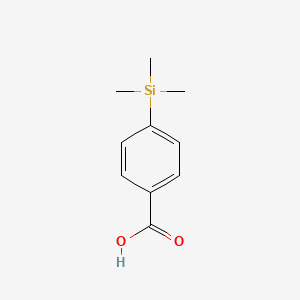 Chemical structure of 4-(Trimethylsilyl)benzoic acid