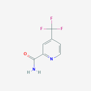 Chemical structure of 4-(Trifluoromethyl)picolinamide