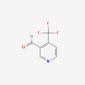 Chemical structure of 4-(Trifluoromethyl)nicotinaldehyde